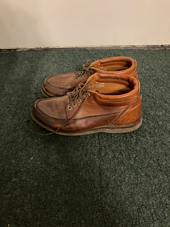 Lot Of (2) WC Russell Moccasin Co boots 9.5 D Berlin Wisconsin USA W C main image 6